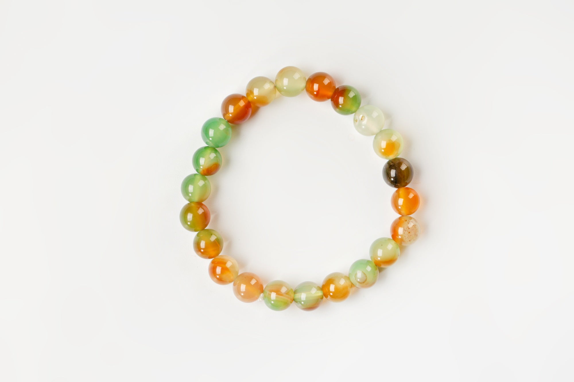 Guardian Colorful Crystal Bracelet auspicious,longevity, happiness and wealth accompany to guard you